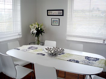 Your bright and airy dining room