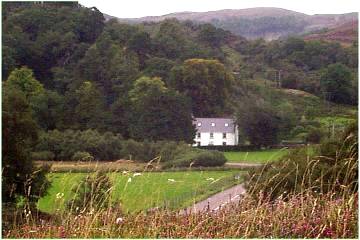 Kerrysdale House set back from the road with views over the picturesque Kerry River 